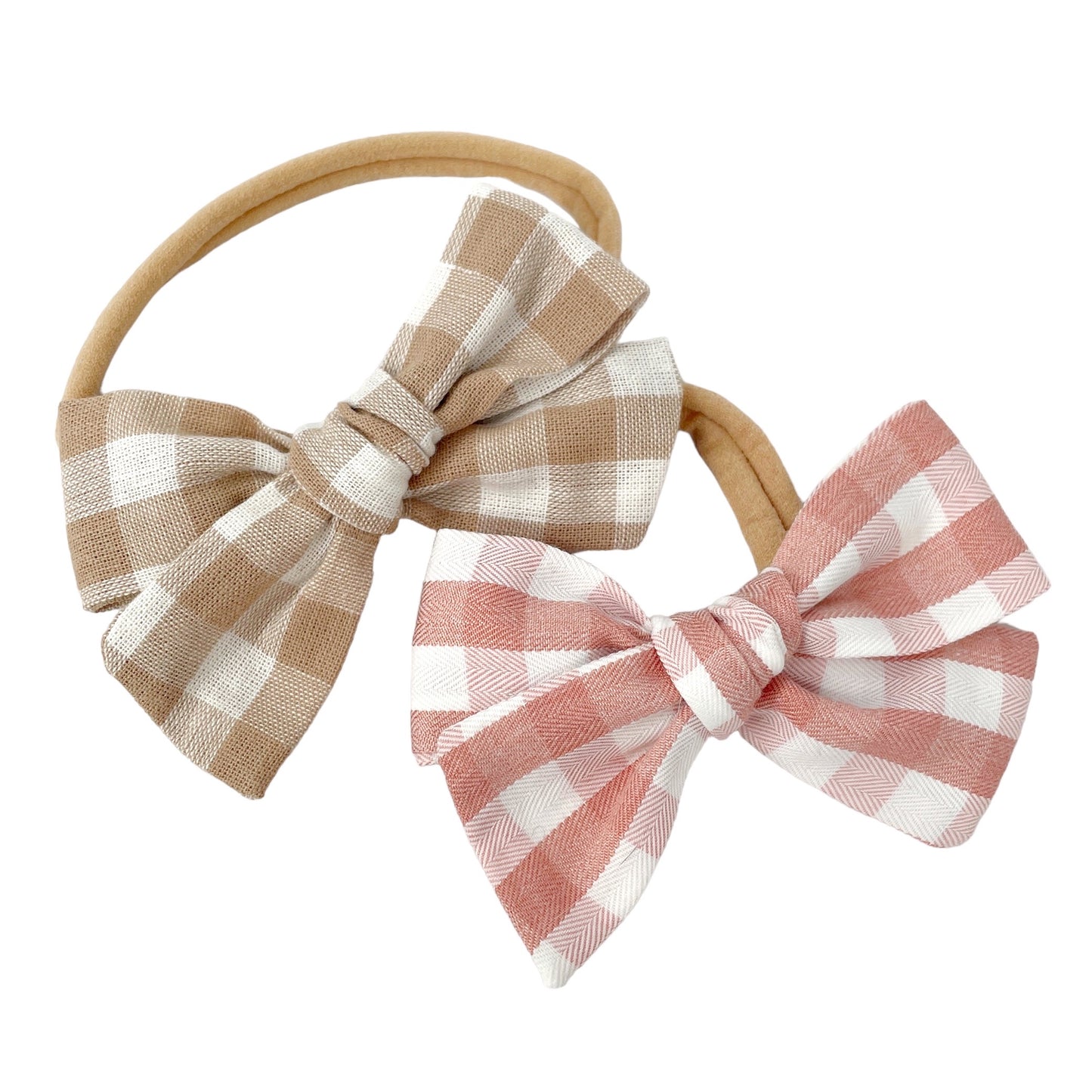 Plaid Pinwheel Bow