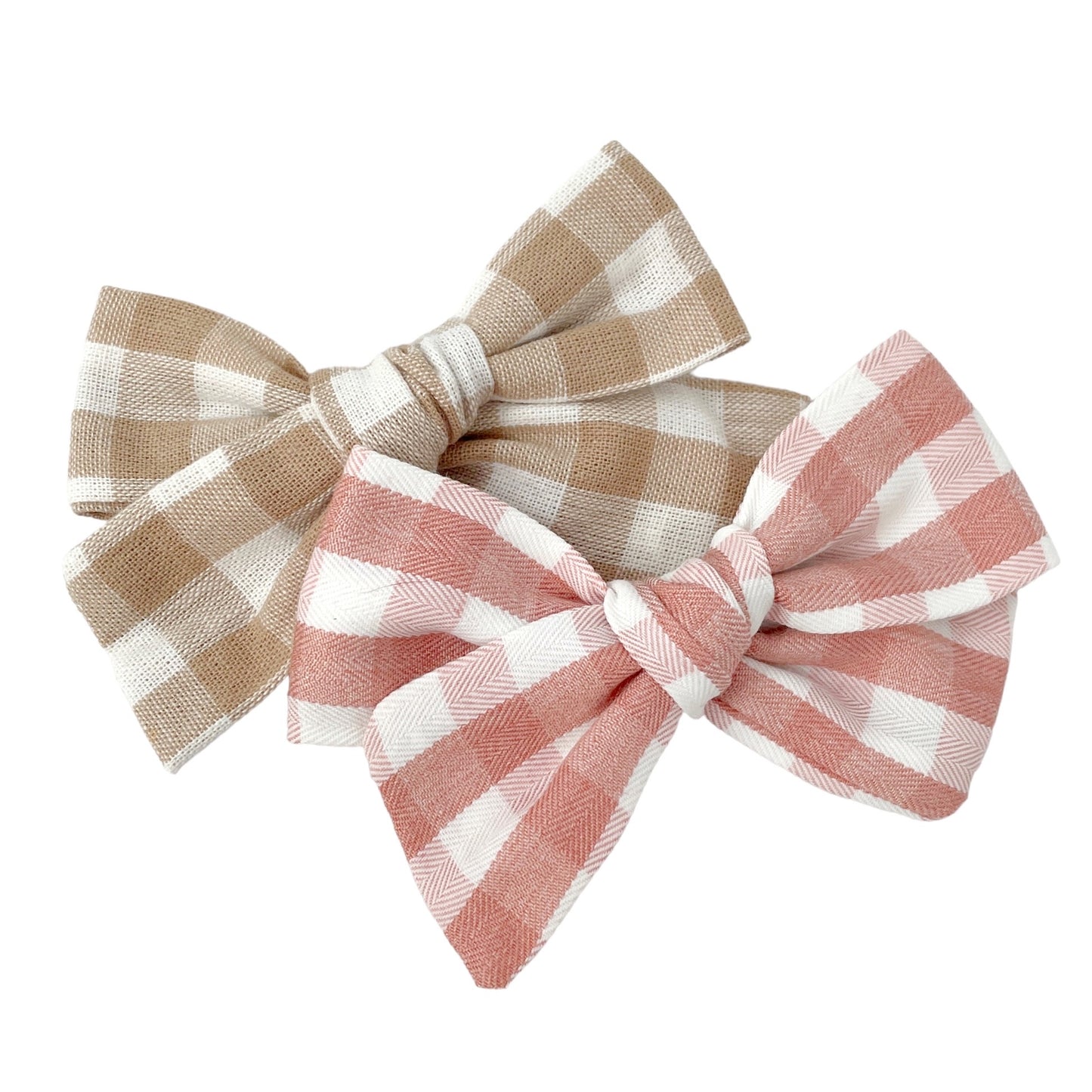 Plaid Pinwheel Bow